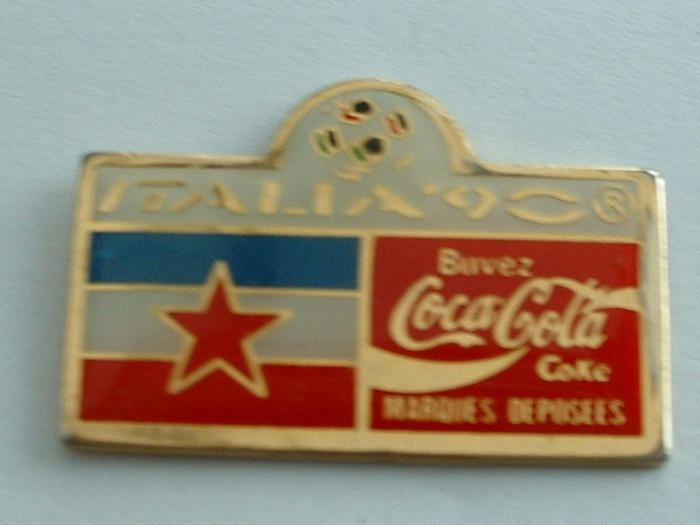 Coupe Du Monde Italia 90 Coca Cola Yougoslavie - Coca-Cola