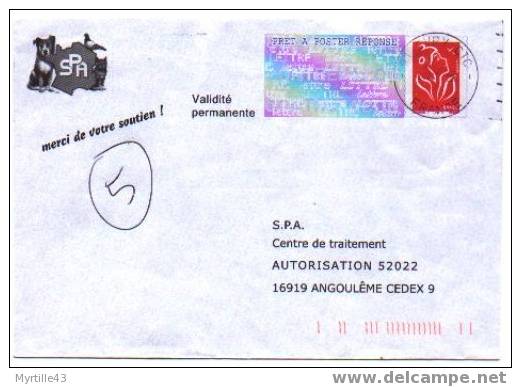 PAP Réponse SPA - Oblitéré - N° 0509316 - Prêts-à-poster: Réponse /Lamouche