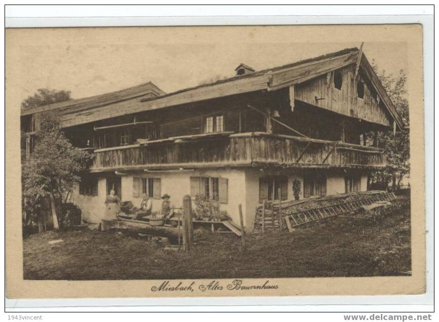 C 883 - MIESBACH - Altes Bauernhaus - Belle CPA Animée De 1938 - - Miesbach