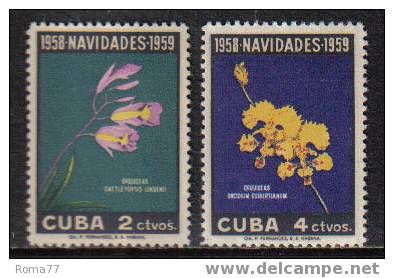 MC8 - NATALE : CUBA , N. 496/497  *** - Neufs