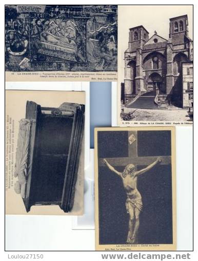 LA CHAISE DIEU - LOT DE 4 CARTES - La Chaise Dieu