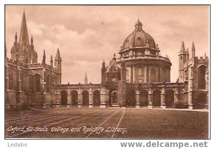 6317-Oxford, All Souls College And Radcliffe Library - Oxford