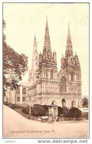 6303-Lichfield Cathedral From ......!!!!! - Other & Unclassified