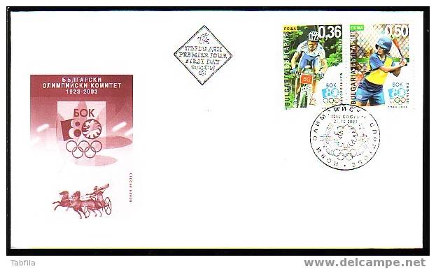 BULGARIE - 2003 - Montagne Cycllisme - FDC - BMX