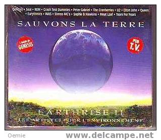 EARTHRISE  II   SAUVONS LA TERRE  ° CD ALBUM  AVEC 1 INEDIT DE GENESIS - Compilaties
