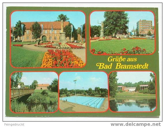 D 1611 - Grüße Aus Bad Bramstedt - Farb. MBk, Mit Schönem Poststempel Gel. - Bad Bramstedt