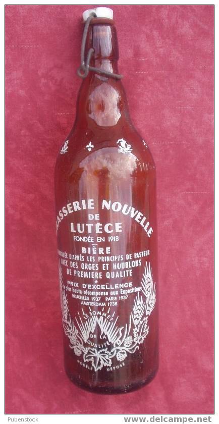 Bouteille "LUTECE" Bière - Cerveza