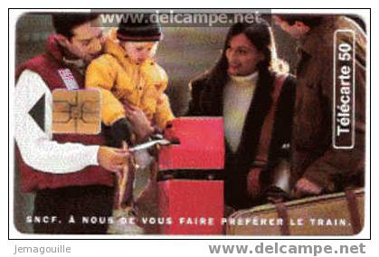TELECARTE F606 SO3 - 12/1995 SNCF GRANDS DEPARTS 50U - Sammlungen