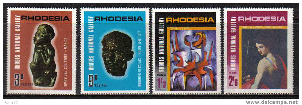 MC56 - QUADRI : RHODESIA ,  N. 154/157  *** - Rhodésie (1964-1980)