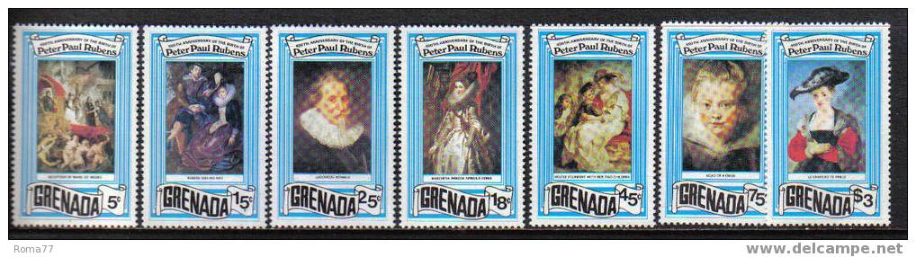 MC62 - RUBENS : GRENADA ,  N. 797/803  *** - Rubens