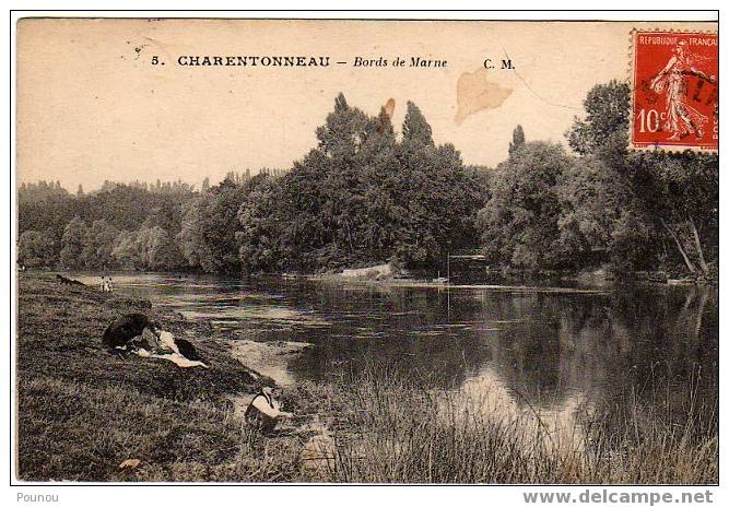 - CHARENTONNEAU - BORDS DE MARNE  - PECHEUR - Charenton Le Pont