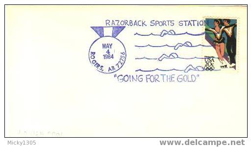 USA - Postkarte Sonderstempel / Postcard Special Postmark (2266) - Sommer 1984: Los Angeles