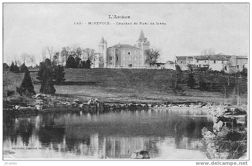 09 - MIREPOIX - Château Et Parc De Sibra - Mirepoix