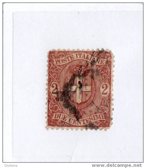 REGNO D´ITALIA - N. 66  Usato - Stemma Di Savoia - 1896-97 - Usati