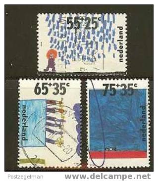 Nederland 1988 Kinder Zegels Gebruikt 1415-1417 # 1287 - Used Stamps