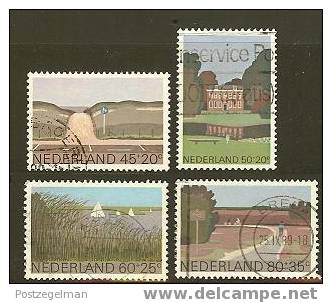 NEDERLAND 1980 Serie Zomer Zegels Gestempeld 1194-1197 # 1263 - Used Stamps