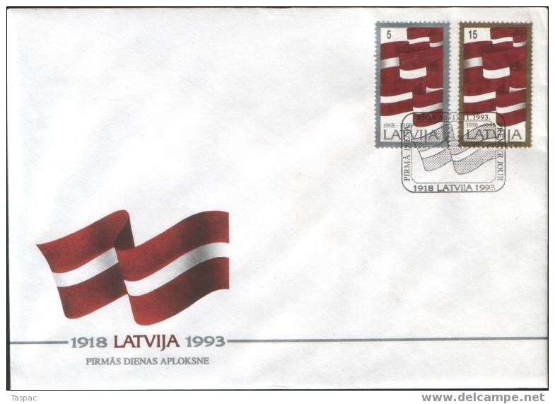 Latvia 1993 FDC Mi# 361-362 - Lettonie