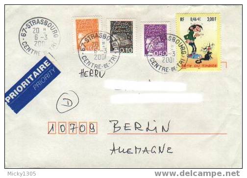 Frankreich / France - Umschlag Echt Gelaufen / Cover Used  (2307) - Covers & Documents