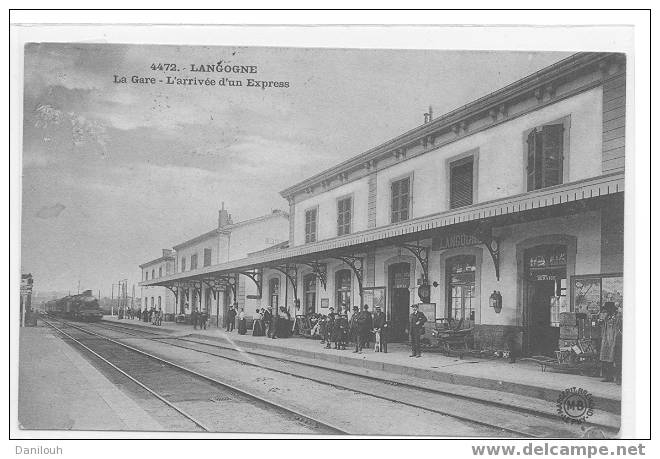 48 // LOZERE / LANGOGNE / La Gare, L´arrivée D´un Express, N° 4472MB Edit / # - Langogne