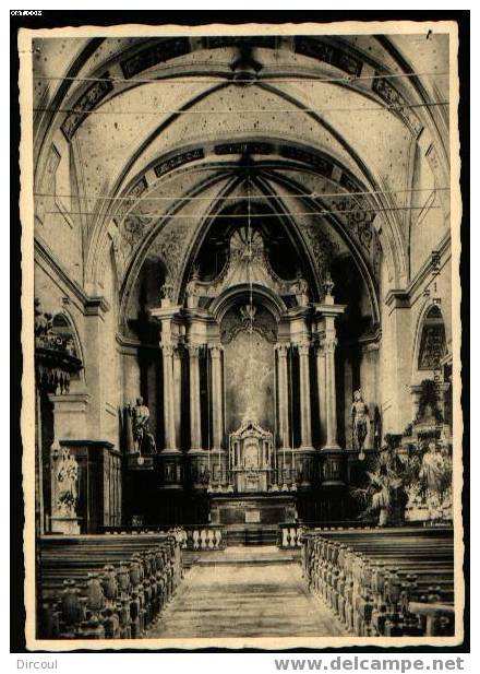 2508 - Vielsalm Intérieur De L'église  " Carte Photo " - Vielsalm