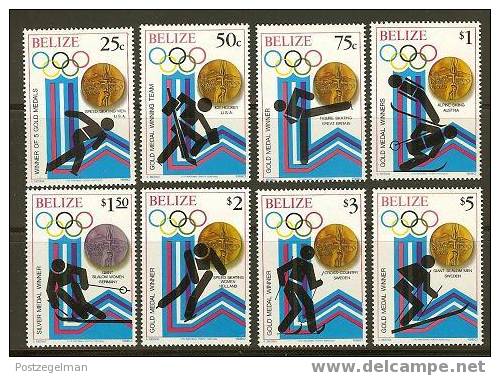 BELIZE 1980 MNH Stamp(s) Lake Placid Winter Olympics 501-508  #6149 - Winter 1980: Lake Placid