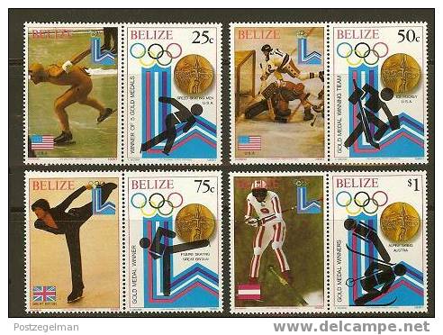 BELIZE 1980 MNH Stamp(s) Lake Placid Winter Olympics 501-508  #6150 - Hiver 1980: Lake Placid