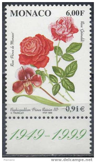 PIA - 1999  - Flore - Roses Et Orchidées -  (Yv 2194-95) - Other & Unclassified