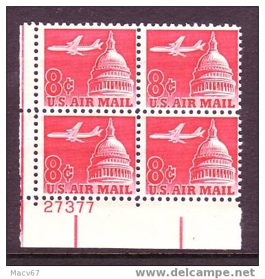 U.S. C64 X 4   **  AERO  Over CAPITAL DOME - 3b. 1961-... Unused