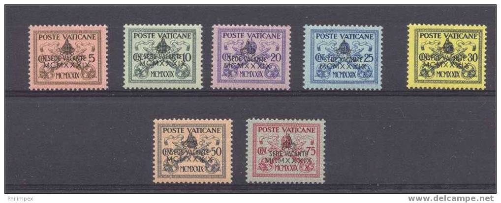 VATICAN CITY, SEDE VACANTE, NEVER HINGED SET **! - Unused Stamps