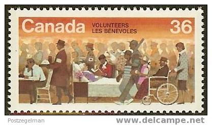 CANADA 1987 MNH Stamp(s) Volunteers 1033 #5818 - Unused Stamps