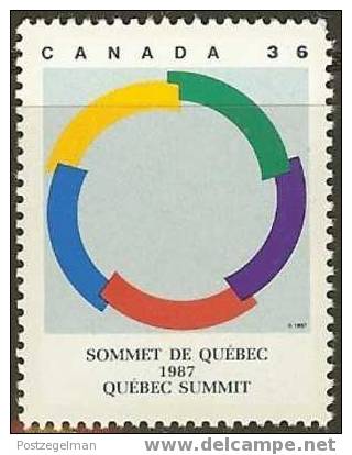CANADA 1987 MNH Stamp(s) Quebec Summit 1059 #5828 - Unused Stamps