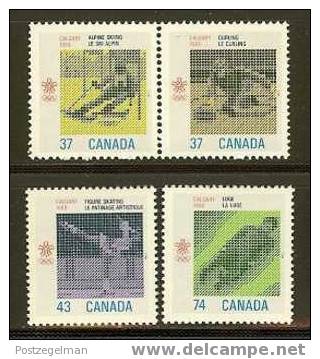 CANADA 1988 MNH Stamp(s) Olympic Winter Games 1075-1078 #5835 - Hiver 1988: Calgary