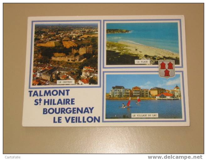 1 Carte Postale (2466) Talmon Saint Hilaire Bourgenay Le Veillon - Talmont Saint Hilaire