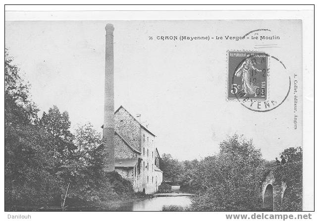 53 // MAYENNE / CRAON, Le Verger, Le MOULIN / Collet Edit /  # - Craon