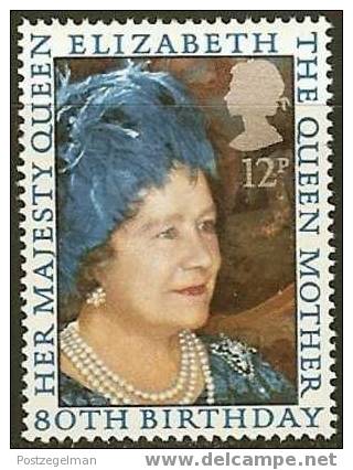 UK 1981 MNH Stamp(s) Queen Mother 845 #5997 - Royalties, Royals