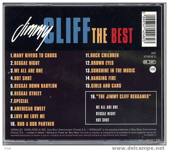 JIMMY CLIFF  -  CD 16 TITRES  -  1993 - Reggae