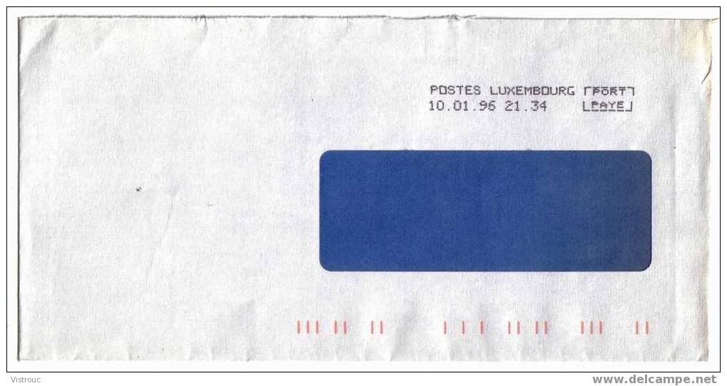 Enveloppe Du Luxembourg "Port Payé" - 10.01.96 - Autres & Non Classés