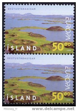 Europa Cept - 1999 - Islande Iceland (5 Fois 50,00) ** - 1999