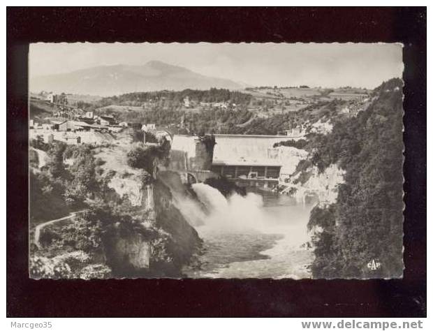 004506 Génissiat Barrage Vue D´ensemble Chute Doucine édit.real Photo Cap N°10 - Génissiat