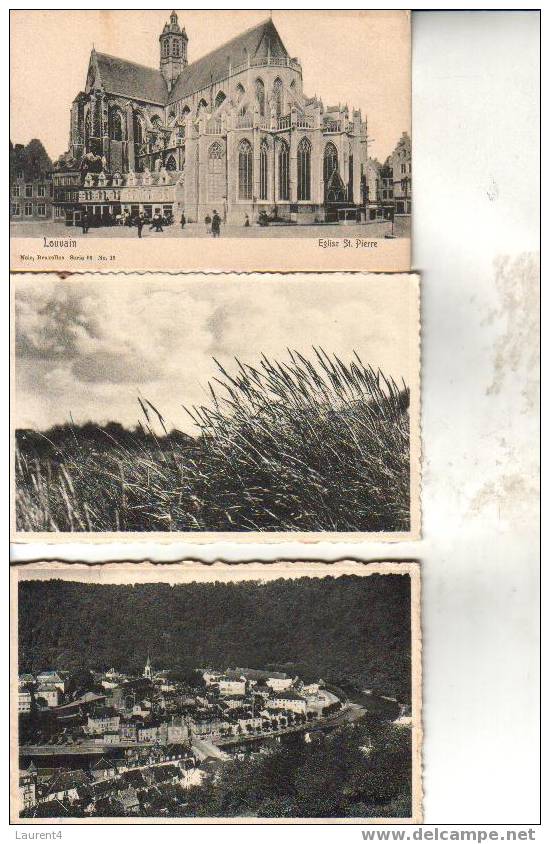 7 Old Card / Carte Ancienne - Brugges / Maline / Liege / Louvain + 3 - Colecciones Y Lotes