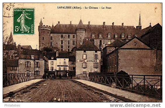 Lapalisse  Vue Du Pont 1912 - Lapalisse