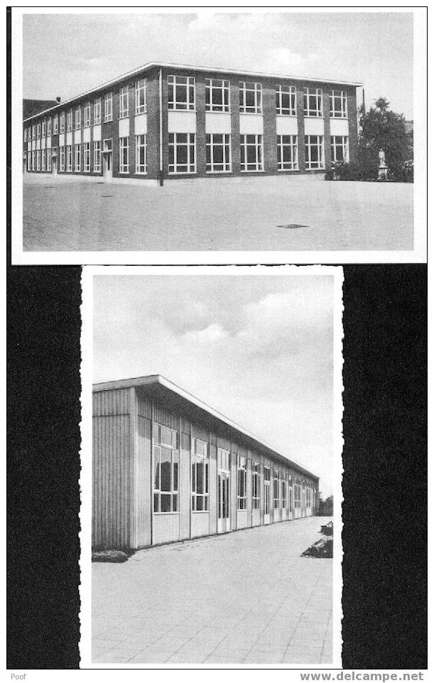 Schaffen/Diest: Kleuterschool / Maria-middelares Instituut / Lagere-en Beroepsschool ---- 2 Kaarten - Diest