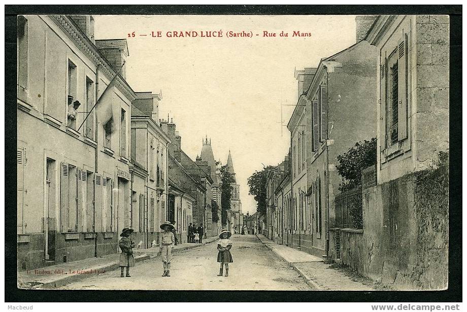 72 - LE GRAND LUCE - Route Du Mans - BELLE ANIMATION - Le Grand Luce