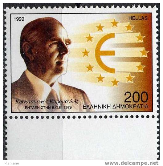 PIA - 1999 - Polytique - Hommage à Constanti Karamanlis - (Yv 1989-92) - Unused Stamps