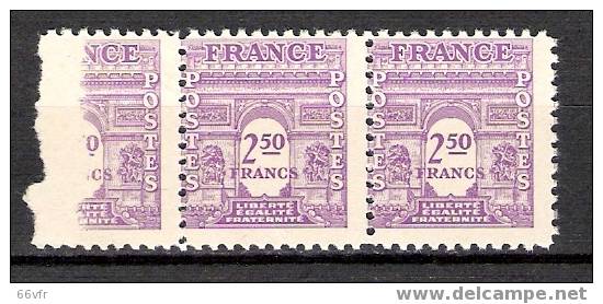 N° 626. Impression Defectueuse. - Unused Stamps