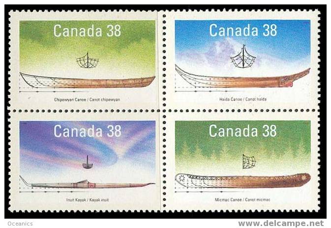Canada (Scott No.1232a - Petites Embarcations / Small Crafts) (**) - Oblitérés