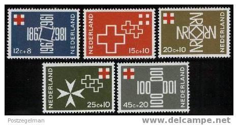NEDERLAND 1967 MNH Stamp(s) Red Cross 889-893 #216 - Ongebruikt