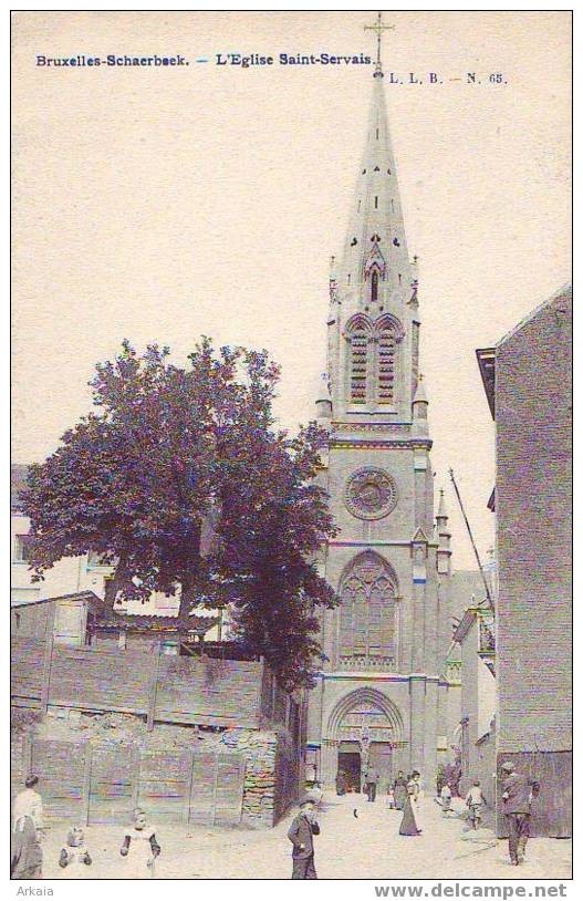 SCHAERBEEK = L'Eglise St Servais - Schaarbeek - Schaerbeek