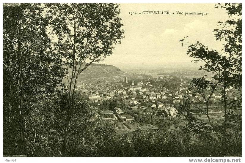 D. 68 - GUEBVILLER -  C.P.A. N  8 - Vue Générale - Guebwiller