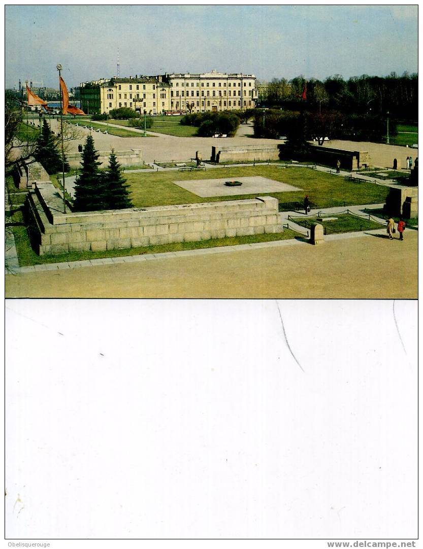 LENINGRAD 2 TIMBRES COSMONAUTES 15 ET 20  ENVELOPPE DE PREMIER JOUR CARTE MONUMENT 1917 - Unused Stamps